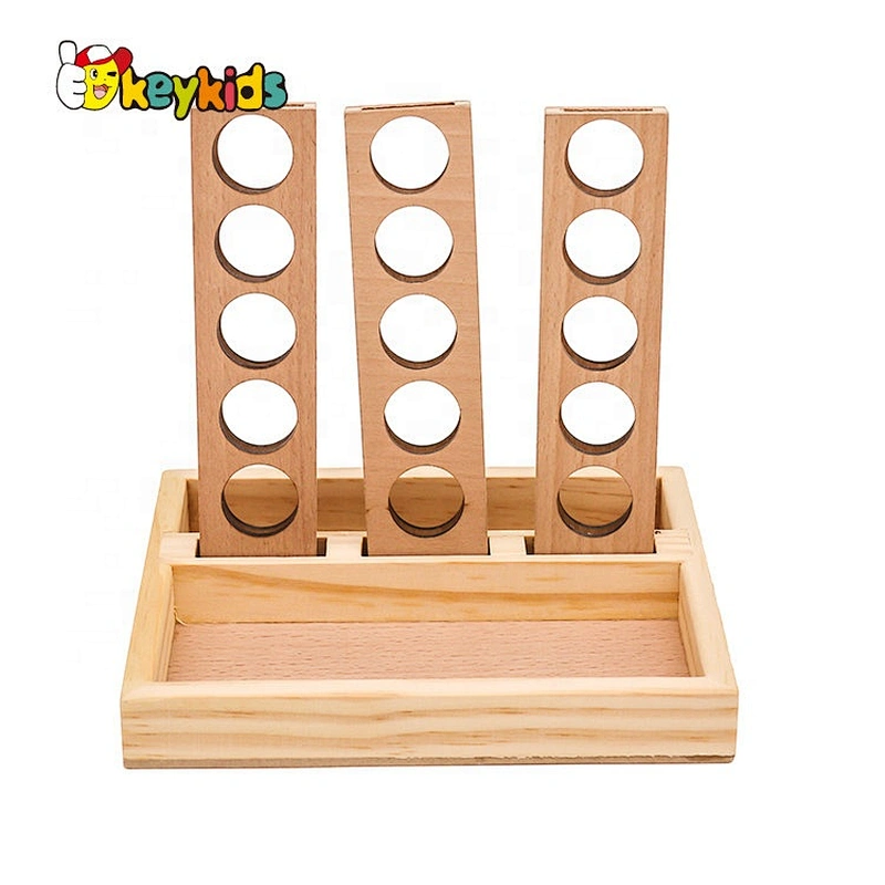2021 Hot selling early educational wooden colour sorting toys for children W12E076