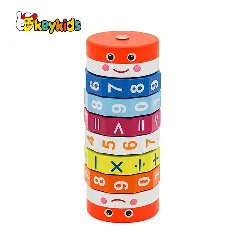 New design educational wooden counting abacus toy for children W12A045