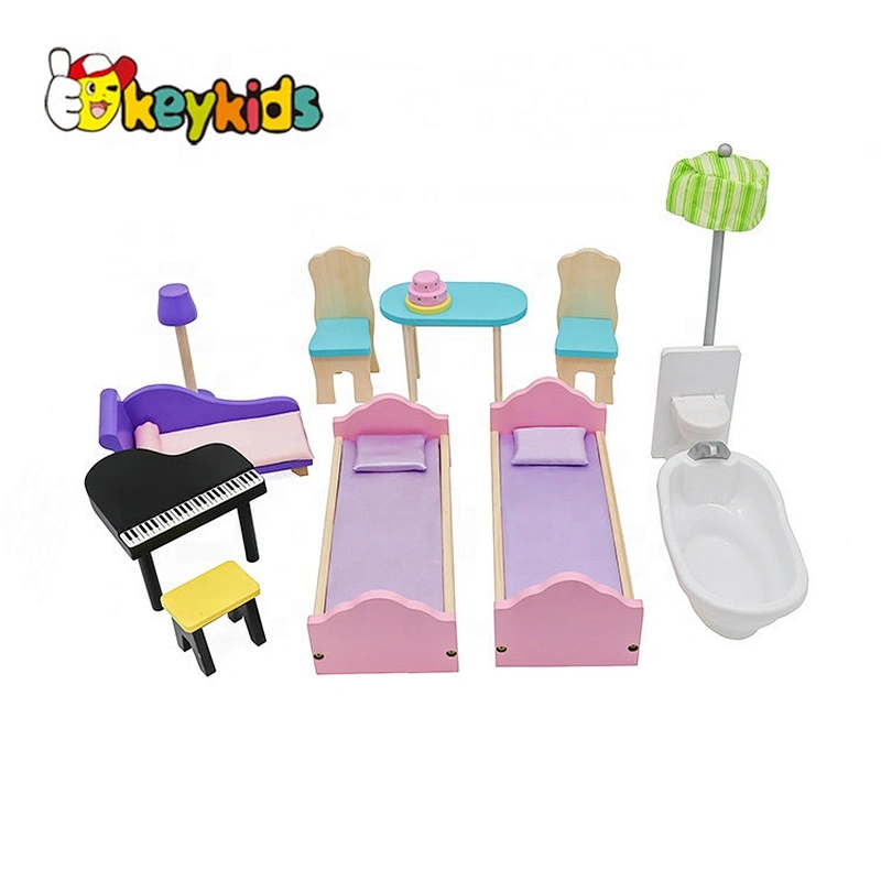 Large Wooden Dolls House For Girls With Furniture W06A232