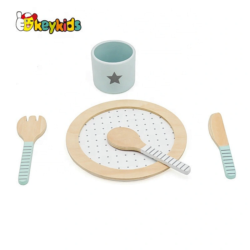 Customize pretend play wooden toy coffee cup for kids W10B319