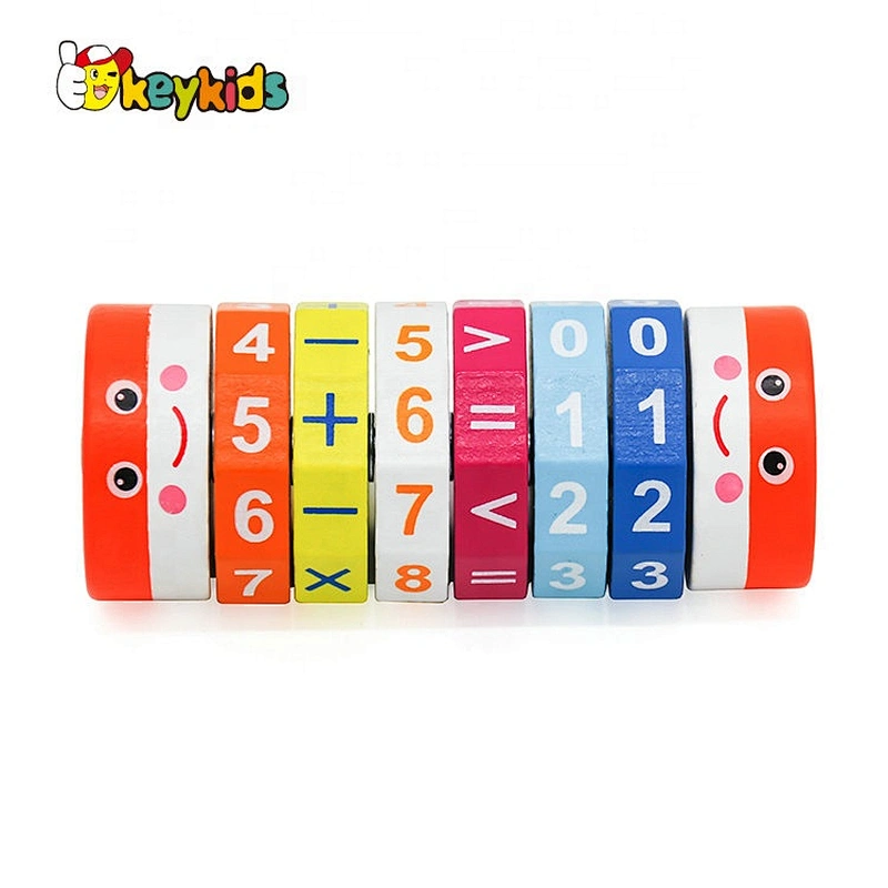 Customize Wooden Math Learning Toys For Preschoolers W12E056