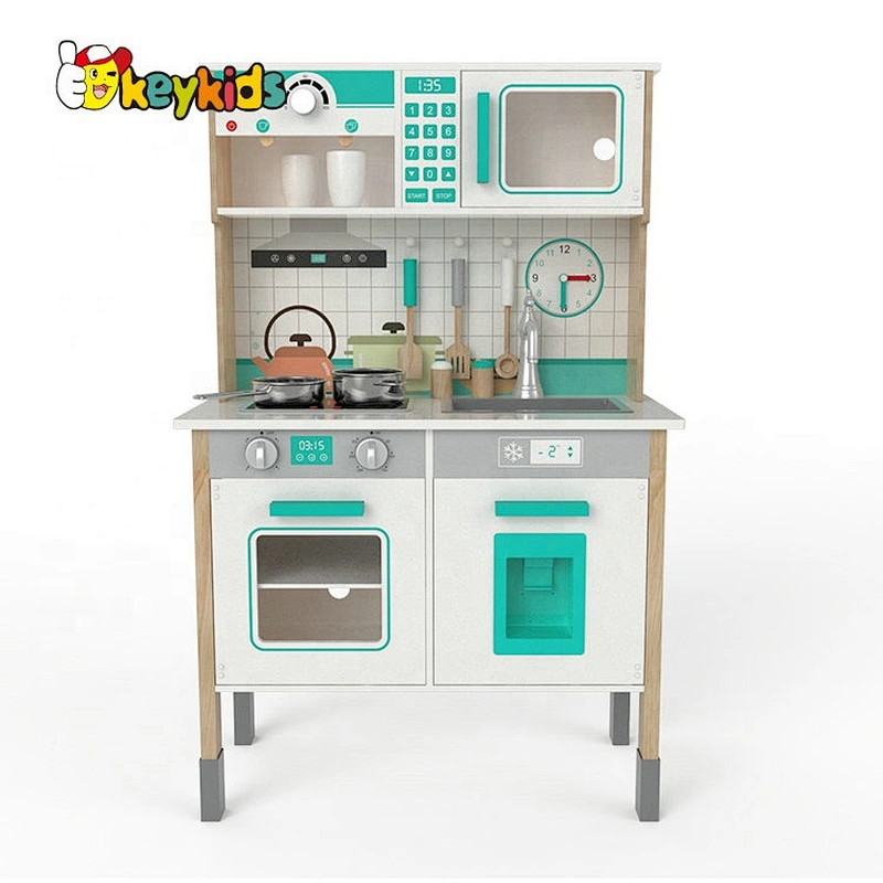 New design boys wooden kids kitchen play set for wholesale W10C600