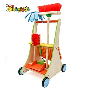 Childrens Wooden Tool Kit Broom Set Pretend Play W10D200