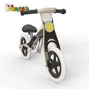 New released mini wooden black balance bike for kids W16C294