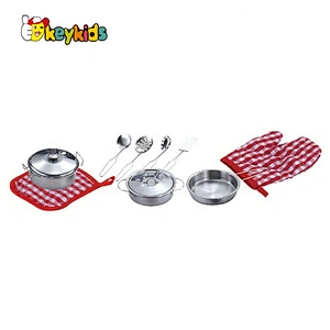 Customize 11 PCS metal toy kitchen accessories for kids M03A021