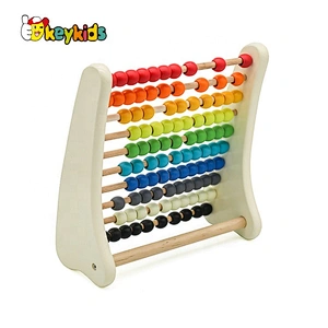 New design educational wooden counting abacus toy for children W12A045