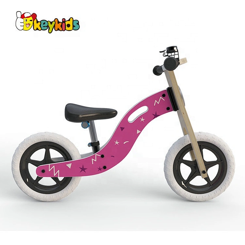 New design pink wooden mini balance bike for kids W16C292