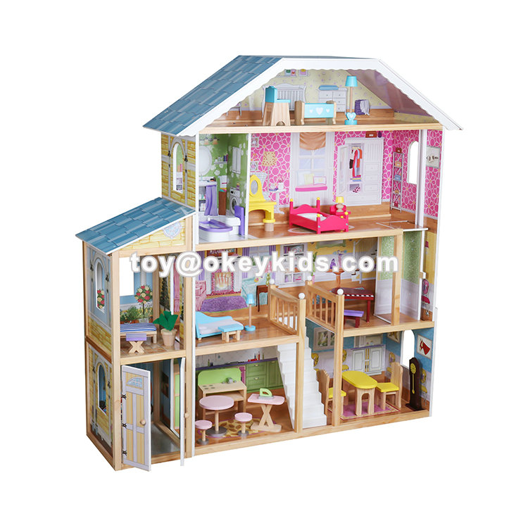 China Wooden Doll House Set
