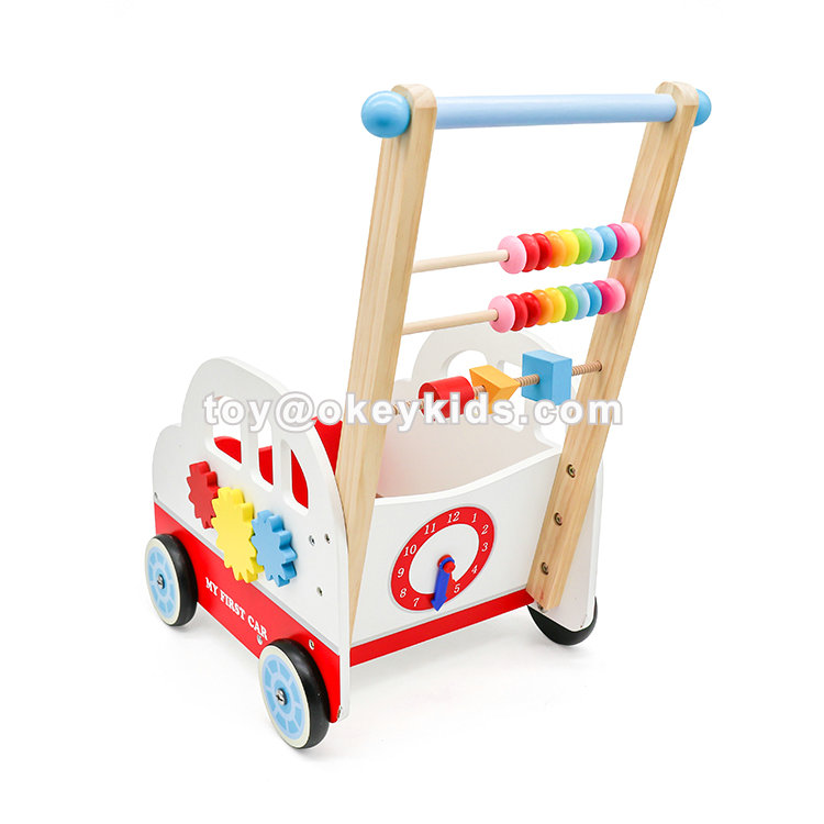 Wooden Push Along Trolley Factory