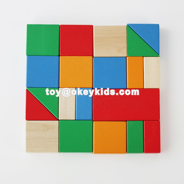 Wooden Push Cart With Blocks Factory