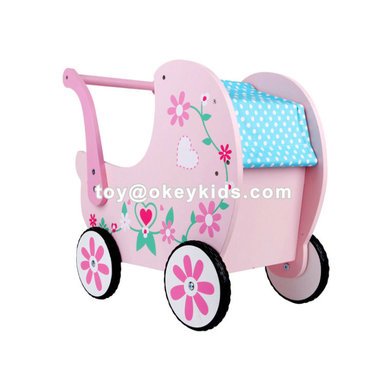 Pink Wooden Baby Walker Manufacturer