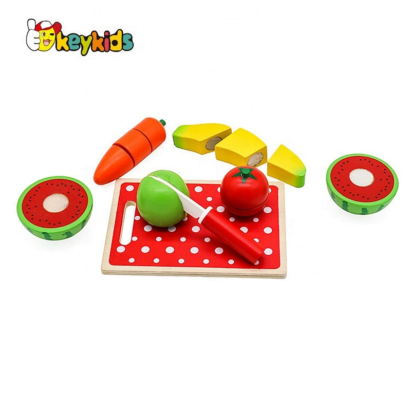 Most Popular Cutting Fruit Wooden Kitchen Toys For Kids W10B307