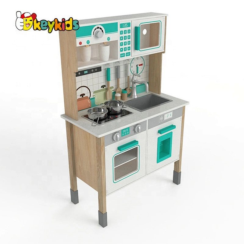 New design boys wooden kids kitchen play set for wholesale W10C600