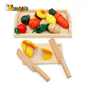 Kids Wooden Play Food Cutting Vegetable Toy For Kids W10B143