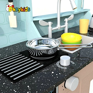 Original Design real wooden kids cooking play set for wholesale W10C461