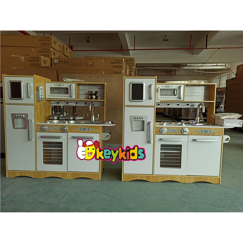 On sale white wooden kitchen toys for kids W10C543