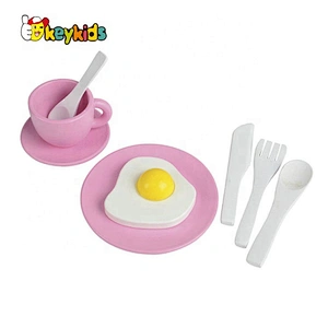 Top sale 36 PCS kids party wooden play tea set for wholesale W10B236