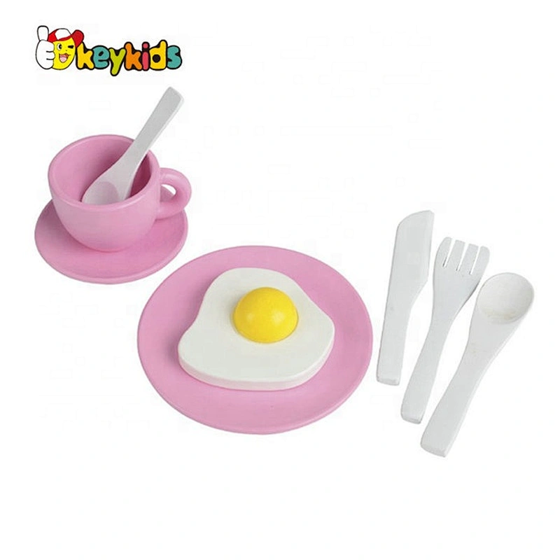 Top sale 36 PCS kids party wooden play tea set for wholesale W10B236