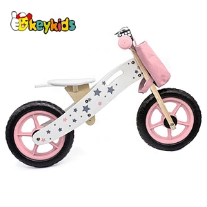 Top Sale Girls Pink Wooden Baby Balance Bike For Wholesale W16C194B