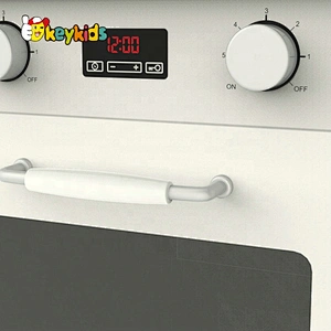 New Original Design small white wooden toy kitchen set for kids W10C548