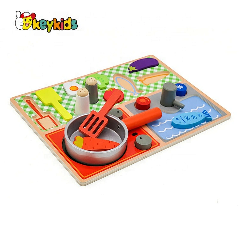Best Sale Educational Toy Pots And Pans Wooden For Kids W10B210