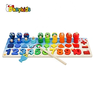Customize magnetic wooden learning board for baby W12D227