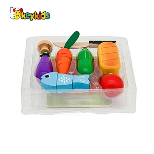 wholesale pretend play wooden fruit cutting toys for kids W10B357