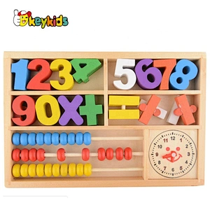 Educational Wooden Montessori Baby Toys Counting Board For Kids W12D296