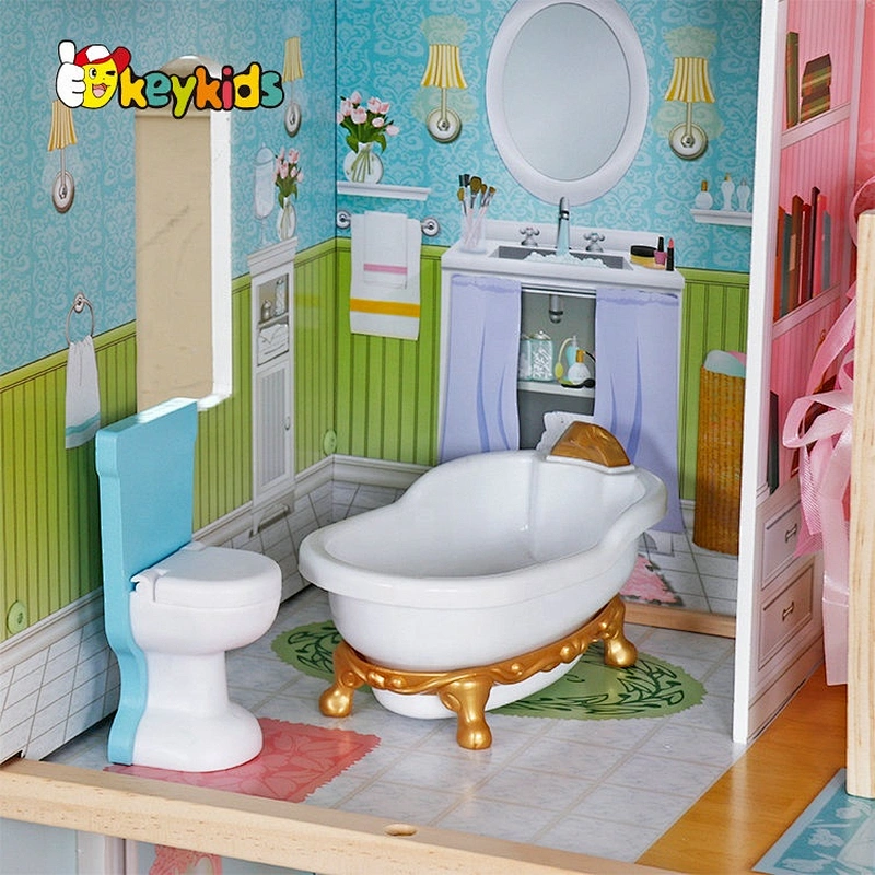 New Hottest Girls Play Wooden Big Barbie Doll Dream House Set For Wholesale W06A418