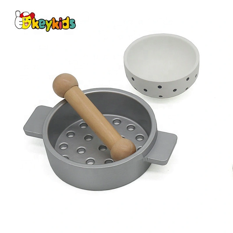 New arrive pretend play wooden cookware toy for children W10B377