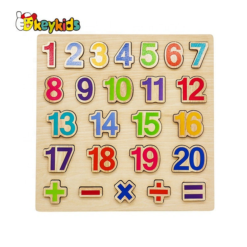 Customize kids educational wooden abc learning toy for sale W14B126