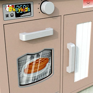 Original Design real wooden kids cooking play set for wholesale W10C461