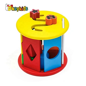 Creative multi-function shape sort wooden educational toys for toddlres W12D145