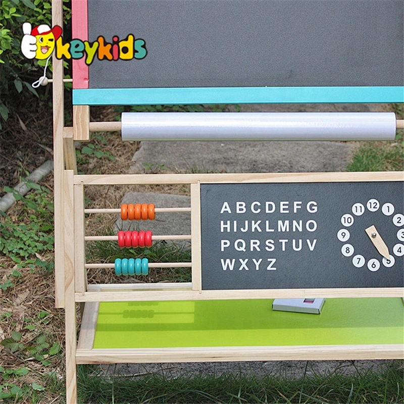 Drawing Easel Board Double-Sided Children Wooden Adjustable W12B103
