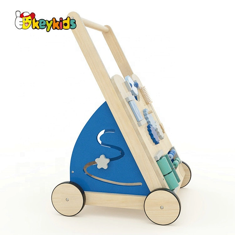 New Design Early Learning Wooden Baby Push Walker W16E158