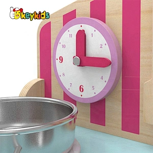 Original Design pretend play wooden mini kitchen set for girls W10C427