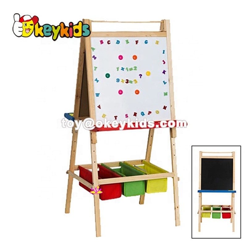 New hottest erasable wooden kids drawing board with magnetic W12B104C