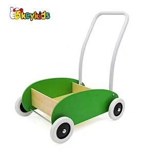 high quality preschool wooden kids walker for push W16E139