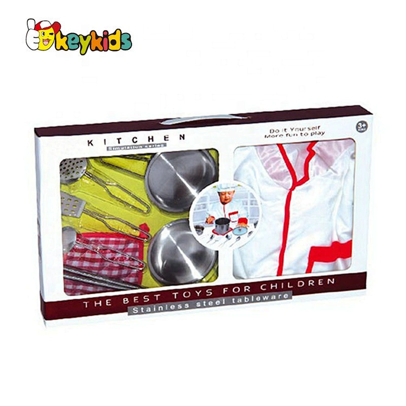 Customize 11 PCS metal toy kitchen accessories for kids M03A021