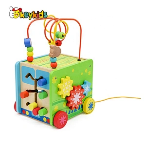 New arrival mini educational wooden baby activity box for wholesale W12D169