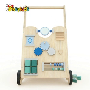 New Design Early Learning Wooden Baby Push Walker W16E158