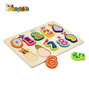 Top Sale Educational Animal Puzzle Wooden For Children W14B111