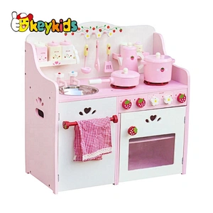 Stock wooden kitchen toy for kids,strawberry wooden toy kitchen set toy for children WJ279058