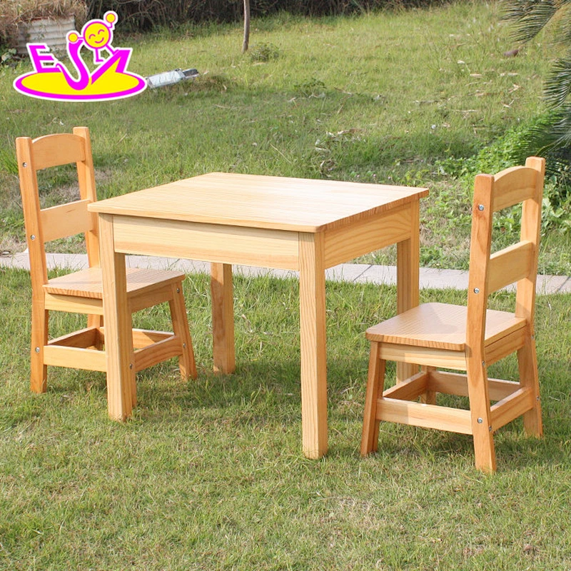 Wholesale High Quality Wooden Kids Play Table Chairs W08G172