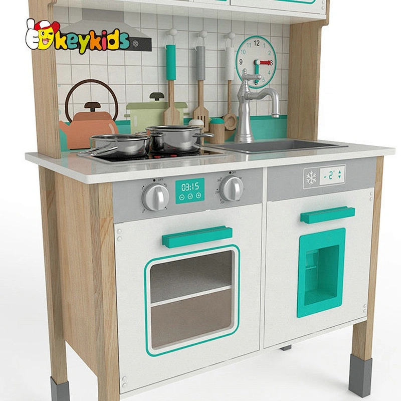 New design boys wooden kids kitchen play set for wholesale W10C600