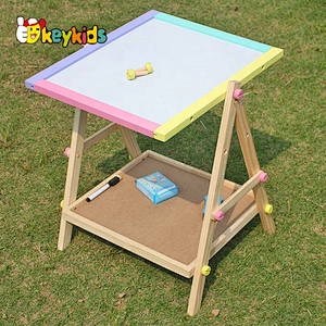 Stock educational toy wooden kids drawing board for wholesale W12B048A