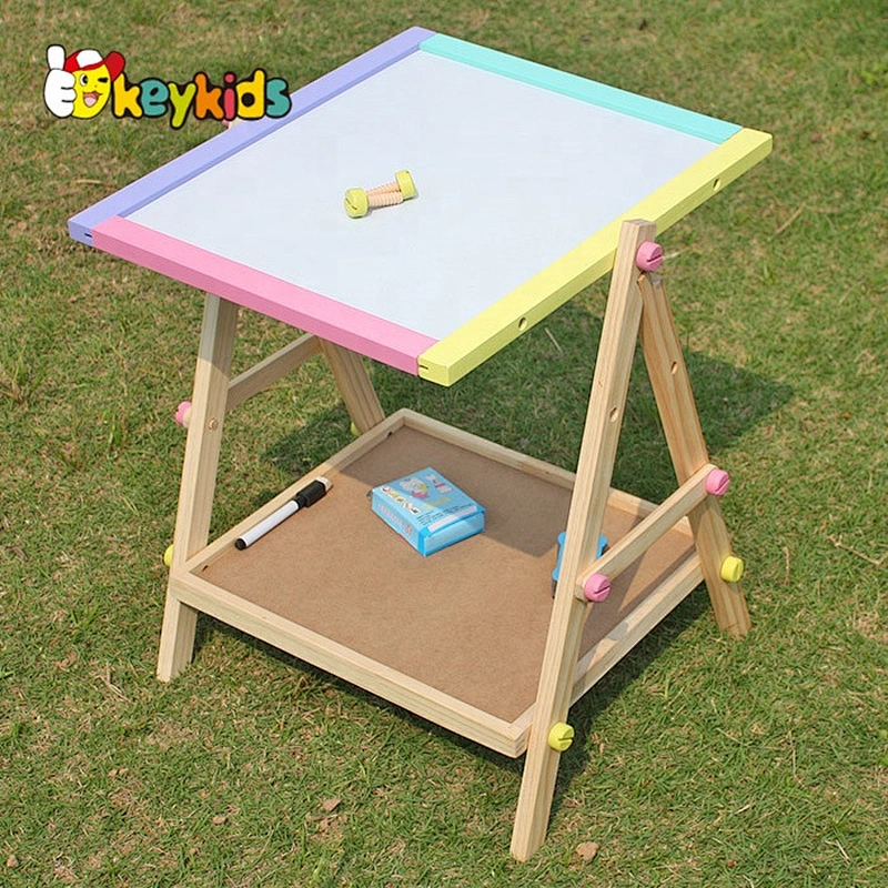 Stock educational toy wooden kids drawing board for wholesale W12B048A