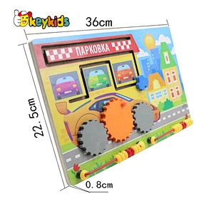 Top Sale Educational Wooden Wall Busy Board W11H068