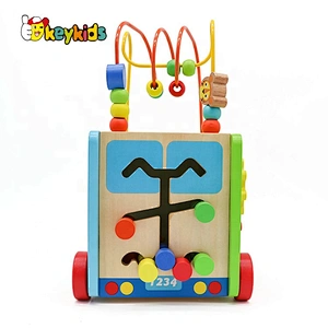 New arrival mini educational wooden baby activity box for wholesale W12D169
