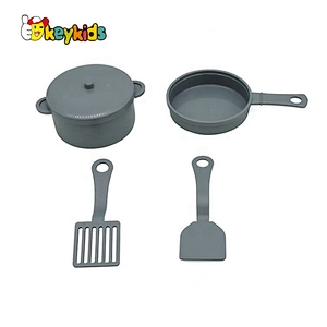 Ready to ship kids wooden kitchen toy with electronic stove W10C528